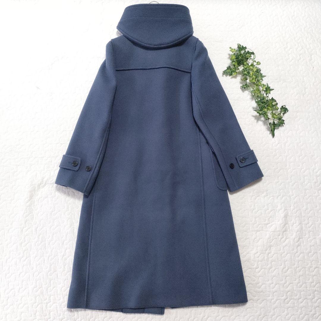 極美品✨マッキントッシュ　ロングダッフルコート　ブルーグレー　38