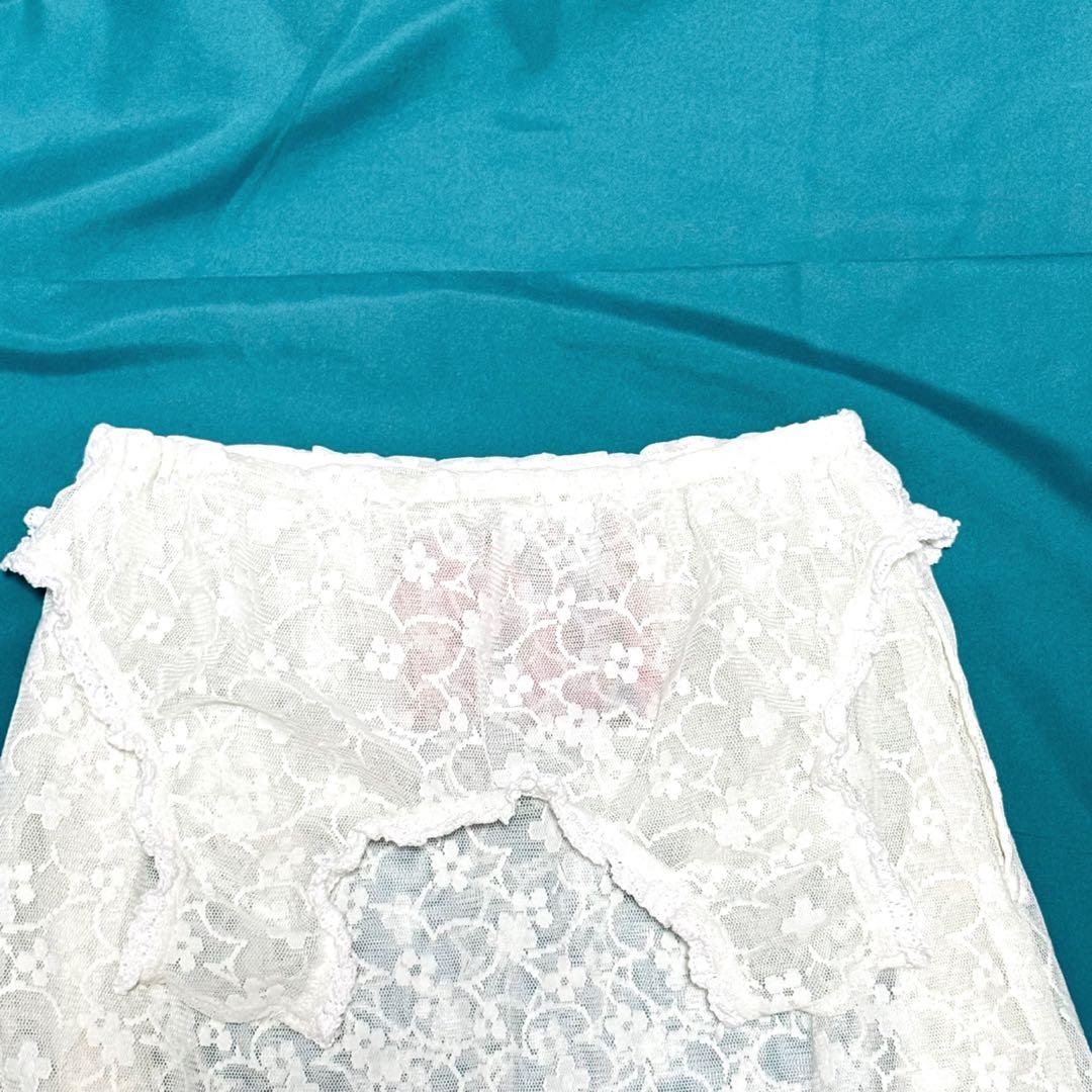 Jenny fax レースフリルスカート 日本製 Fサイズ