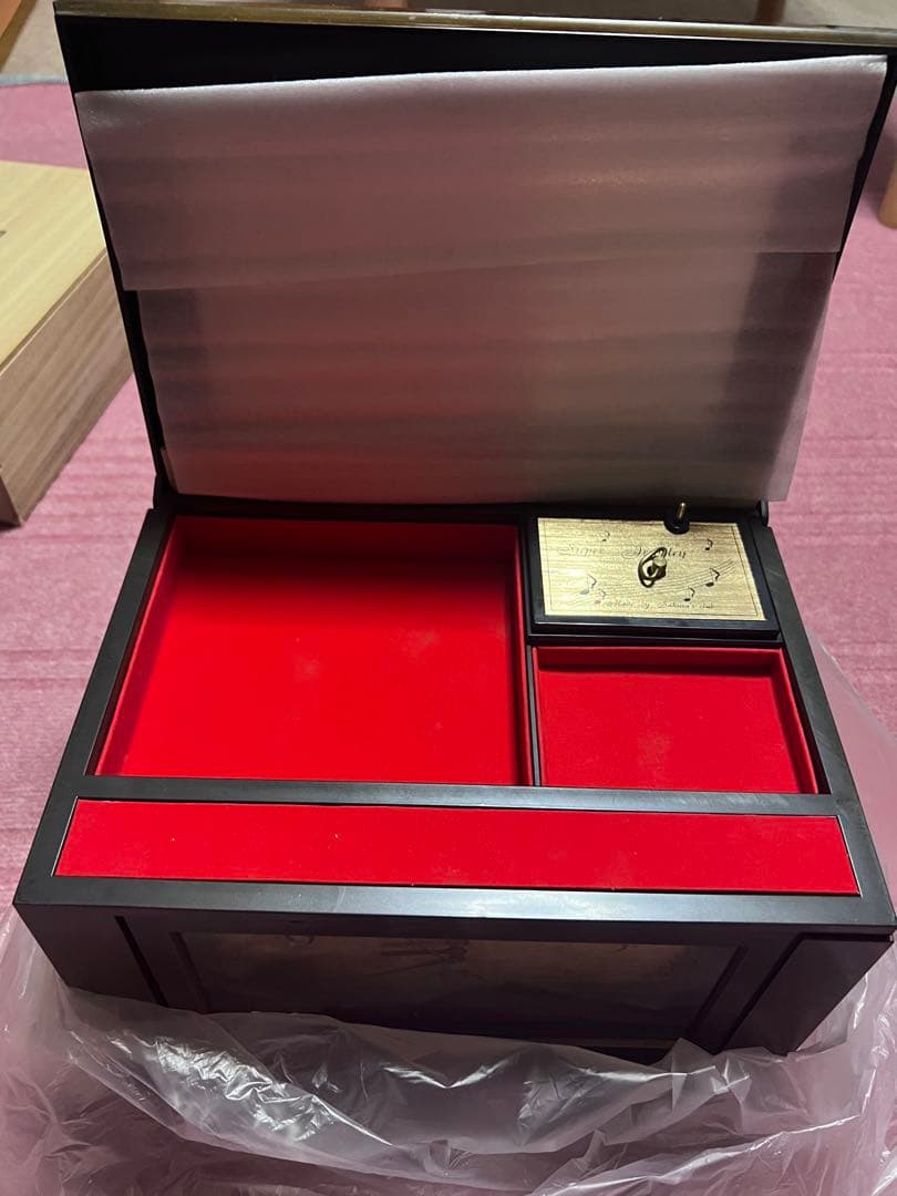 【和】桂由美　オルゴール付小物入れ　未使用　華むすび　YUMI KATSURA