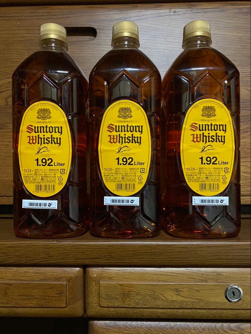 サントリー 角 ウイスキー 1.92L　3本セット
