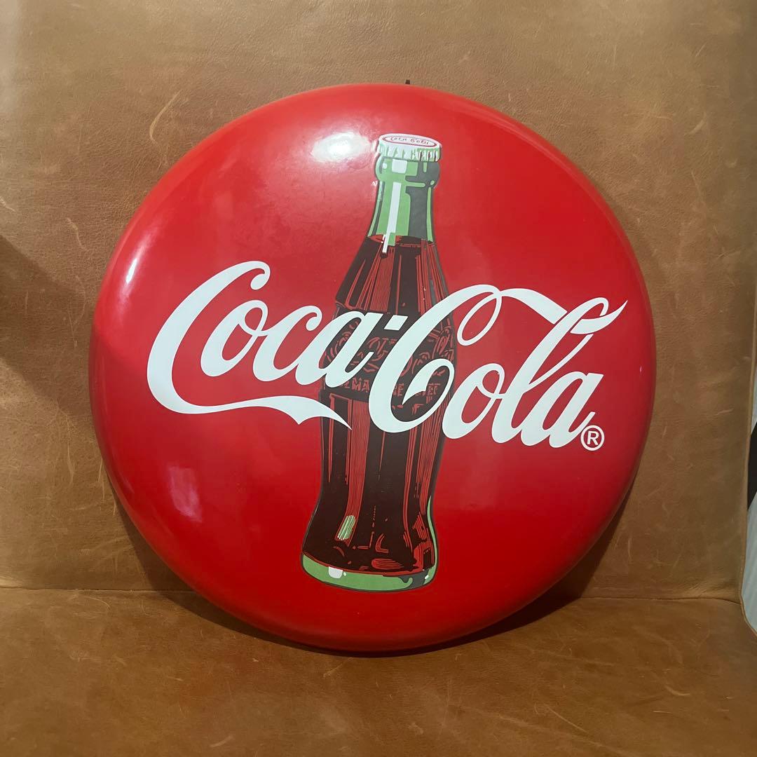お得　コカコーラ　ブリキ看板　両面クラシック