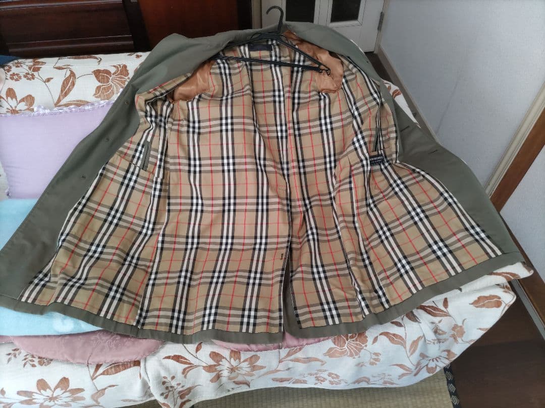 Burberrys オリーブグリーン ステンカラーコート