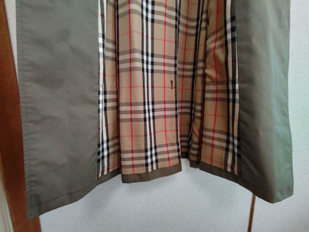 Burberrys オリーブグリーン ステンカラーコート