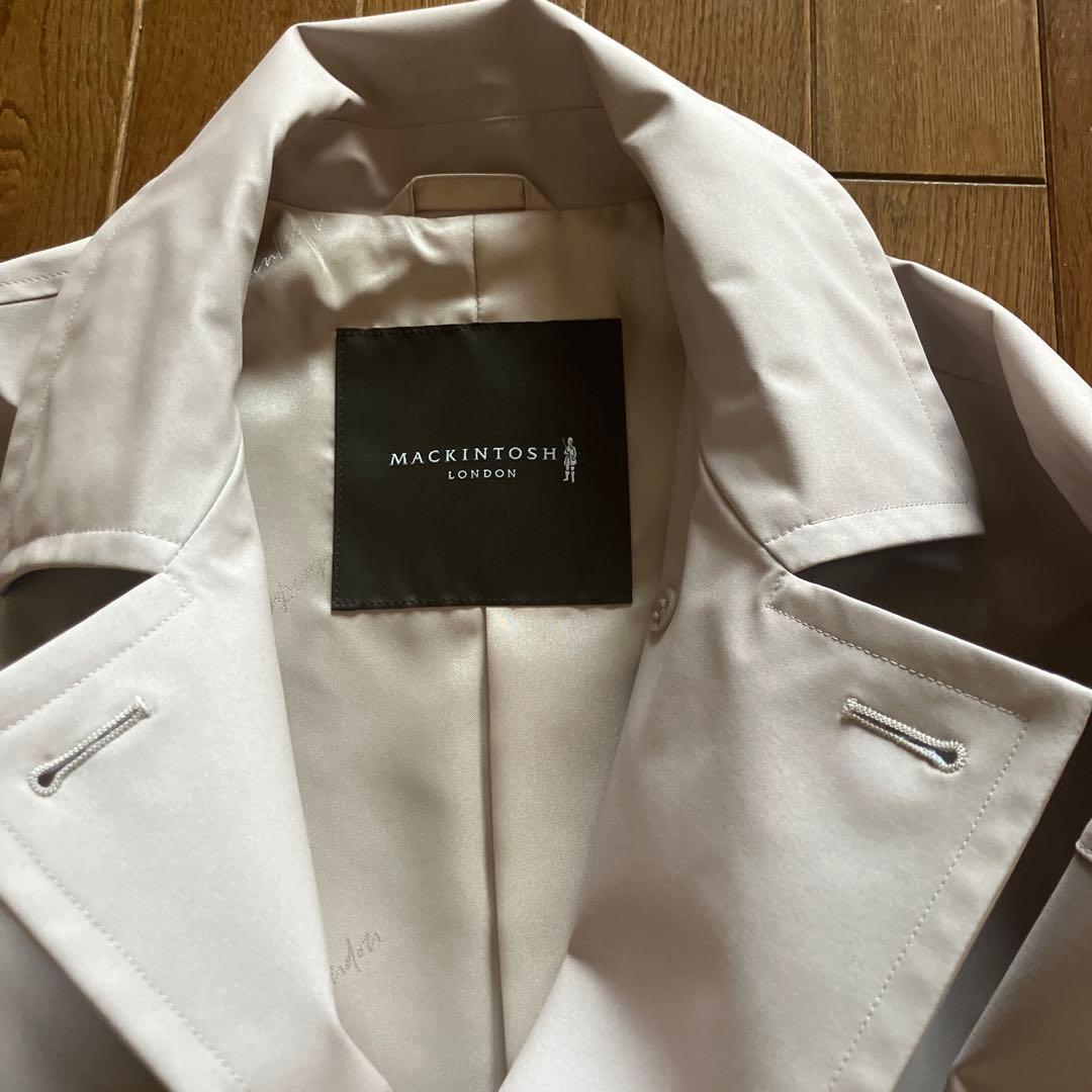 MACKINTOSH バイカラーショートタフタコート