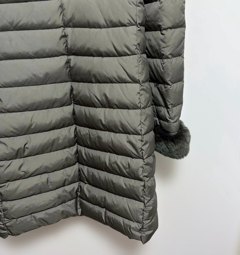 ユナイテッドアローズ ダウン コート レッキスラビット ファー 上質 高級 38