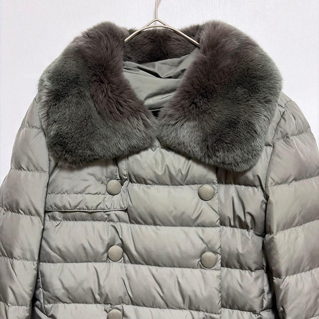 ユナイテッドアローズ ダウン コート レッキスラビット ファー 上質 高級 38