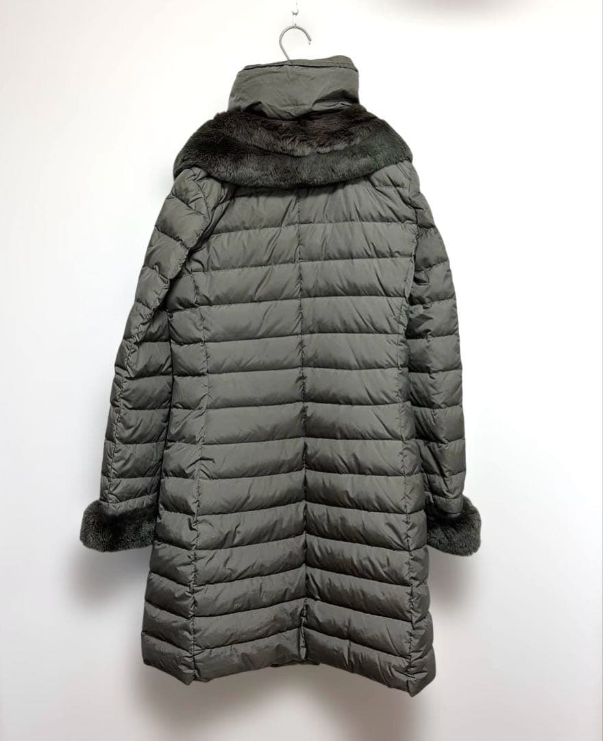 ユナイテッドアローズ ダウン コート レッキスラビット ファー 上質 高級 38