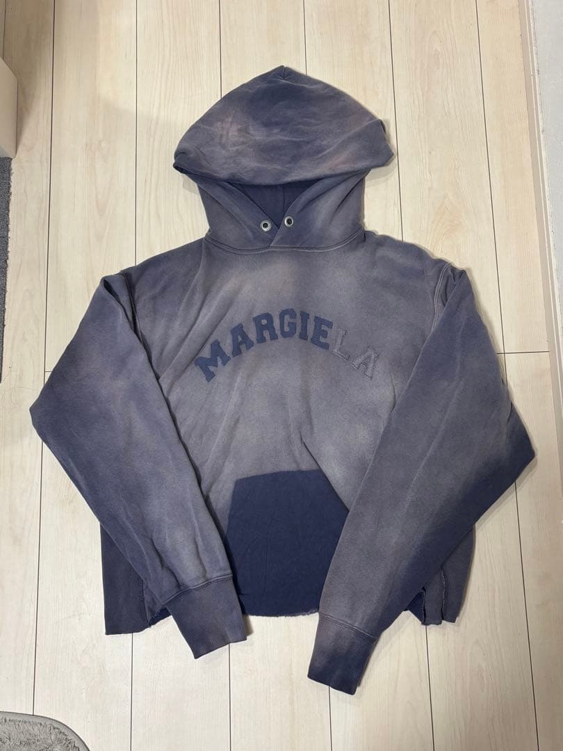 23ss マルジェラ ヴィンテージ加工 プルオーバーパーカー