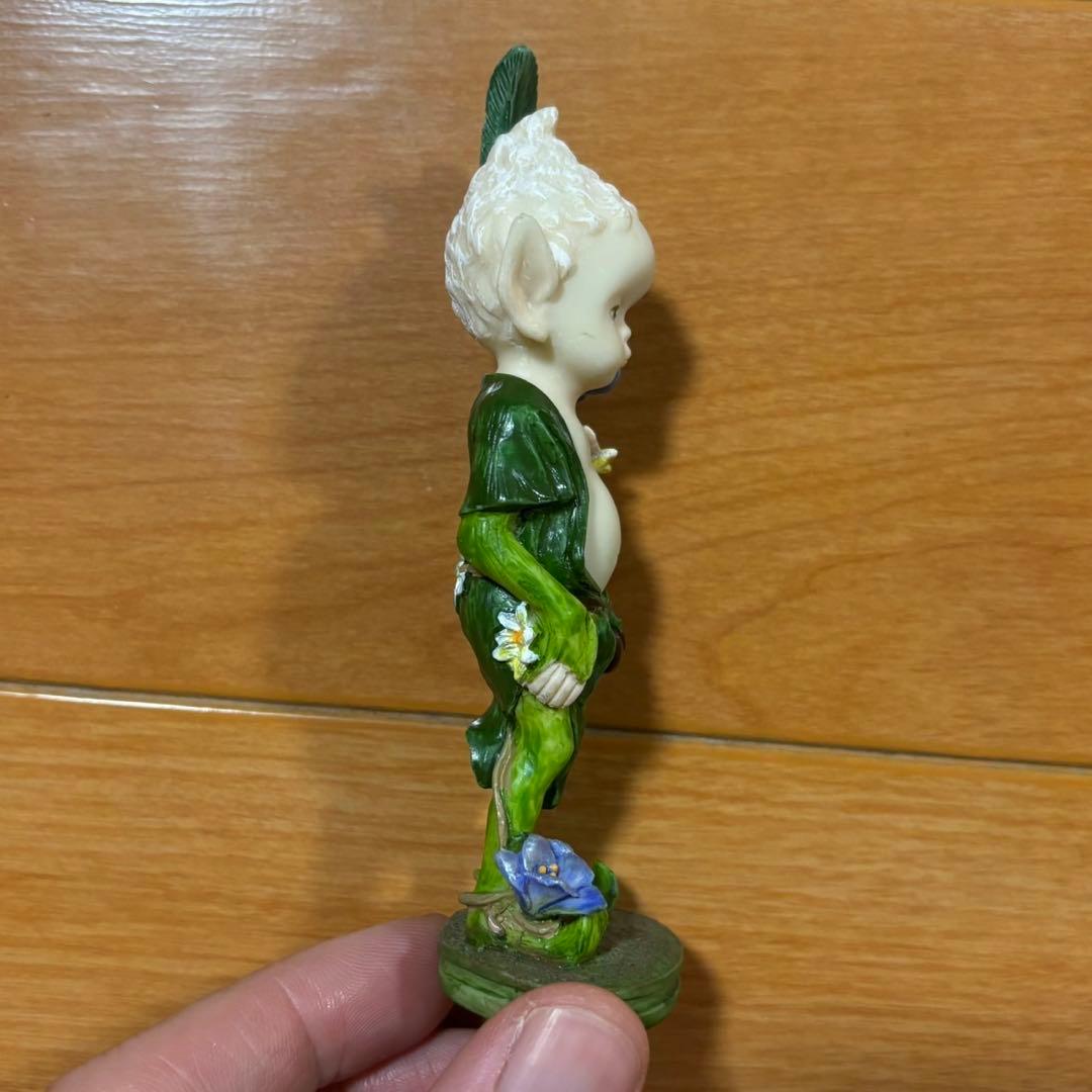 希少 与勇輝 森の妖精 ニングル フィギュリン 人形 レジン 置物