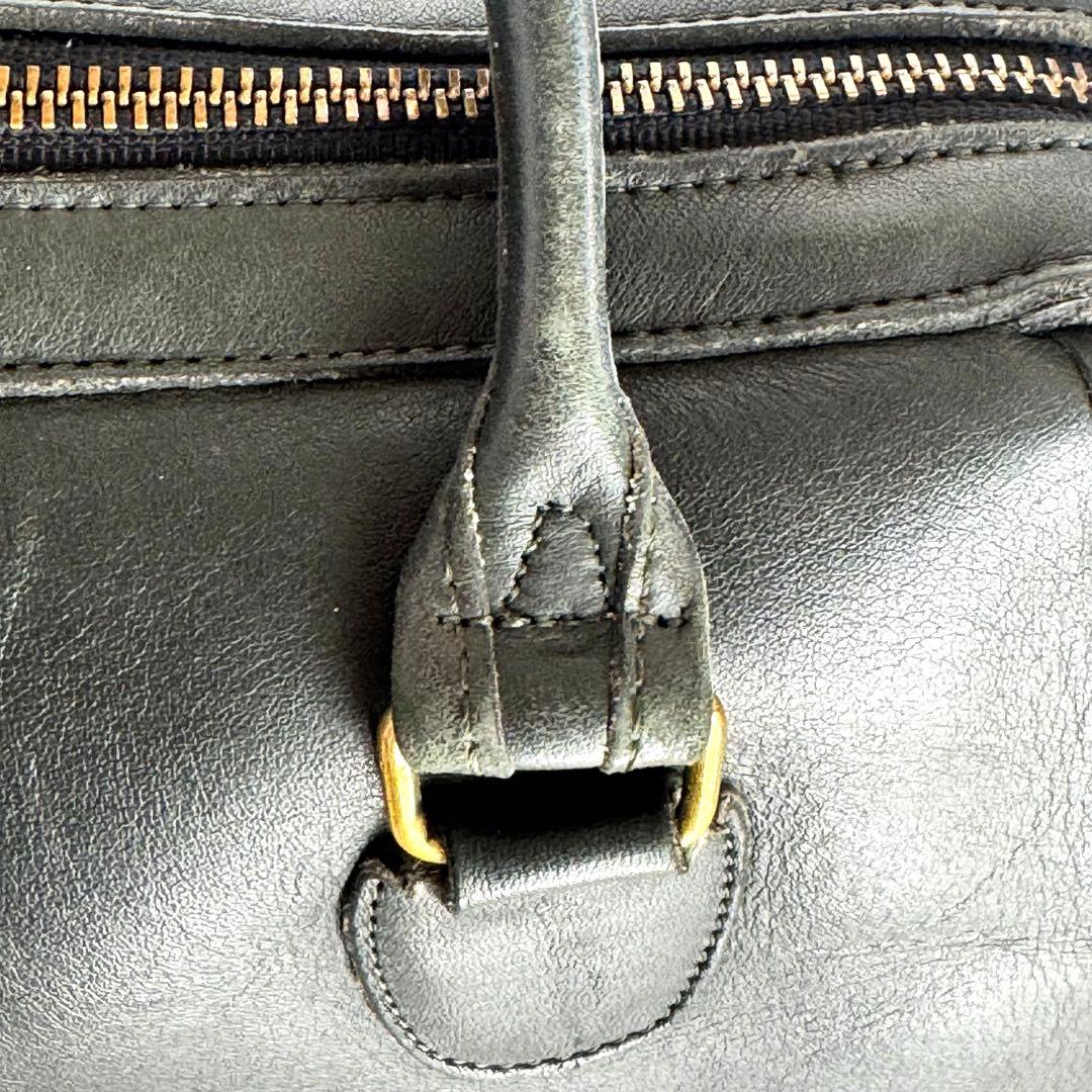 ✨希少色 ✨COACH ボストンバッグ ヴィンテージ グラブタンレザー 濃緑