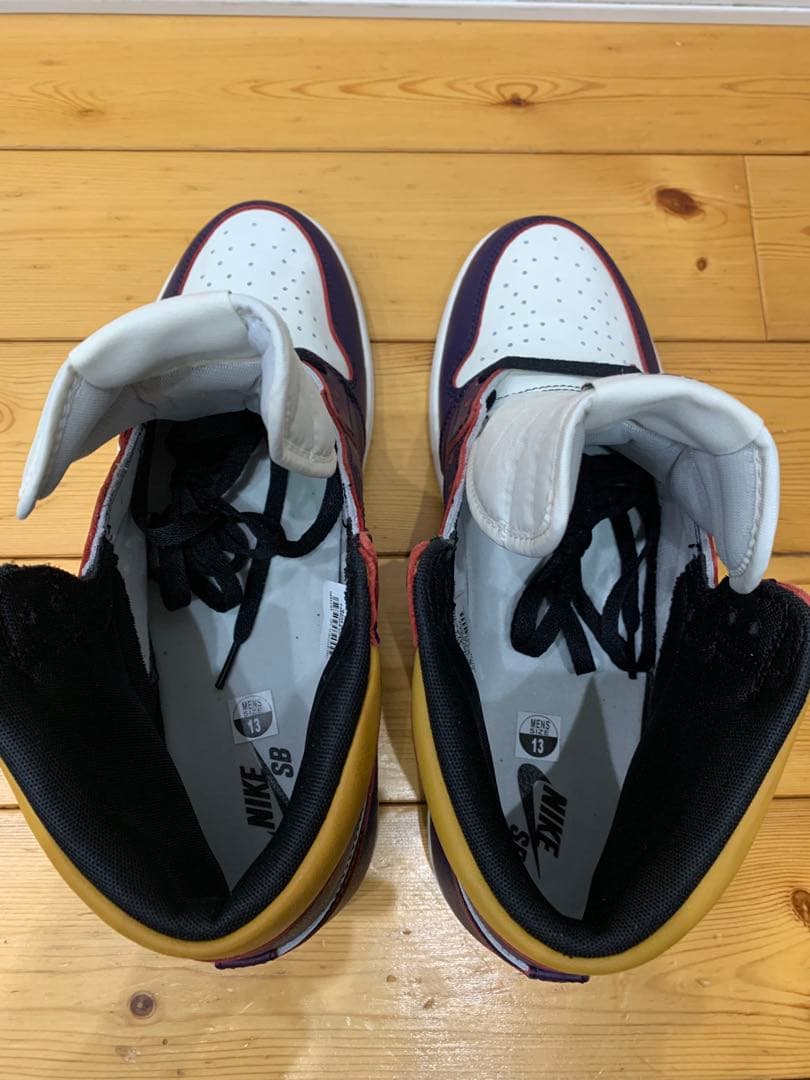 ナイキSB×エアジョーダン1レトロハイ \"La To Chicago\" 31cm