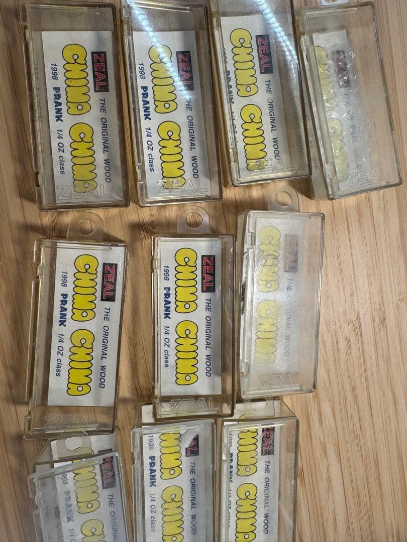 ちまちまプランク1/4oz NIB 1998年発売全10色セットZEAL