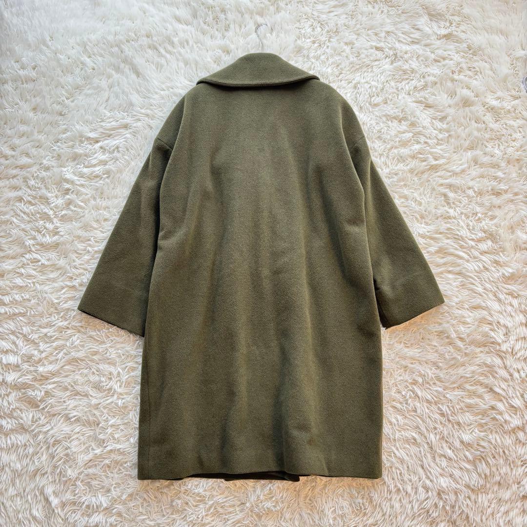 ADAM ET ROPE アダムエロペ ウールチェスターコート グリーン