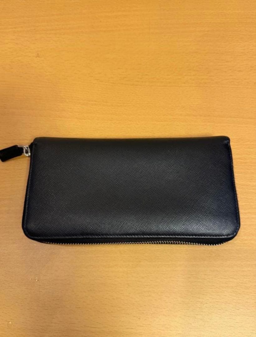 【正規品】PRADA プラダ サフィアーノレザー ラウンドファスナー 長財布