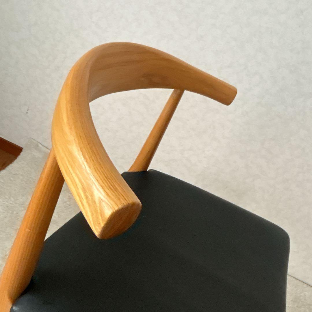 リプロダクト】ハンス・J・ウェグナー エルボ チェア スクエア ナチュラル