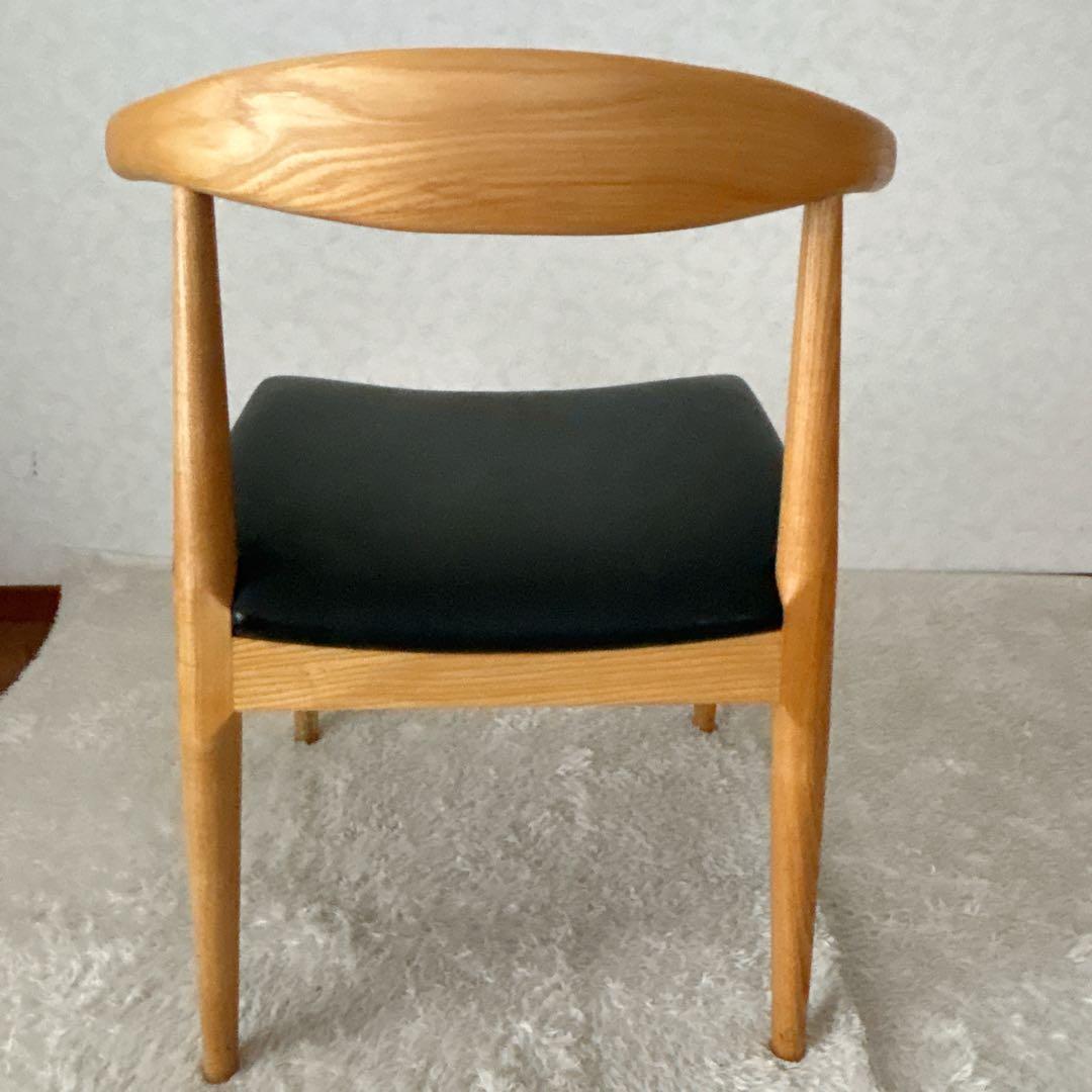 リプロダクト】ハンス・J・ウェグナー エルボ チェア スクエア ナチュラル