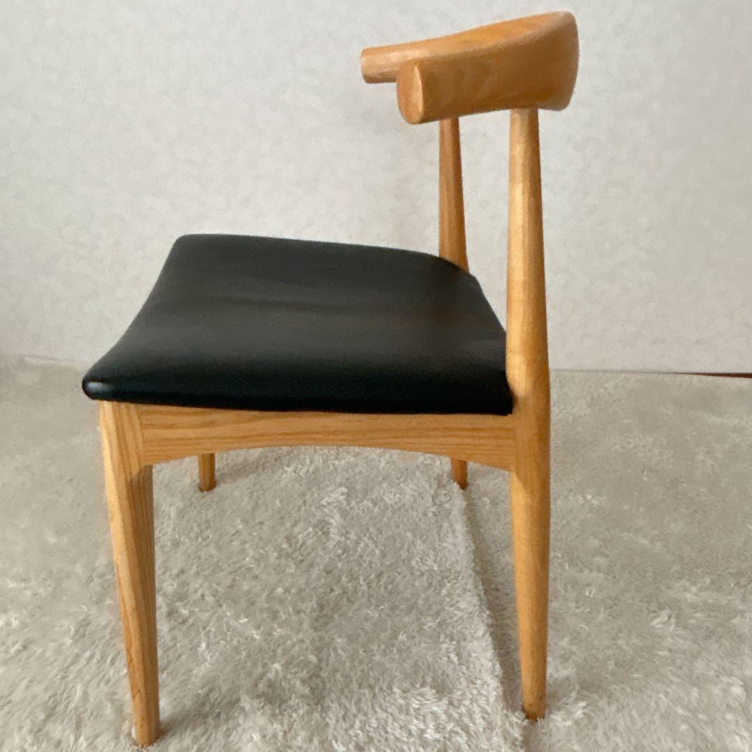 リプロダクト】ハンス・J・ウェグナー エルボ チェア スクエア ナチュラル