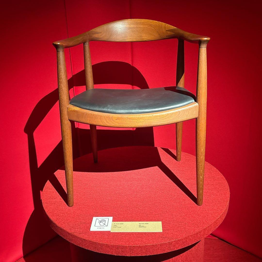 リプロダクト】ハンス・J・ウェグナー エルボ チェア スクエア ナチュラル