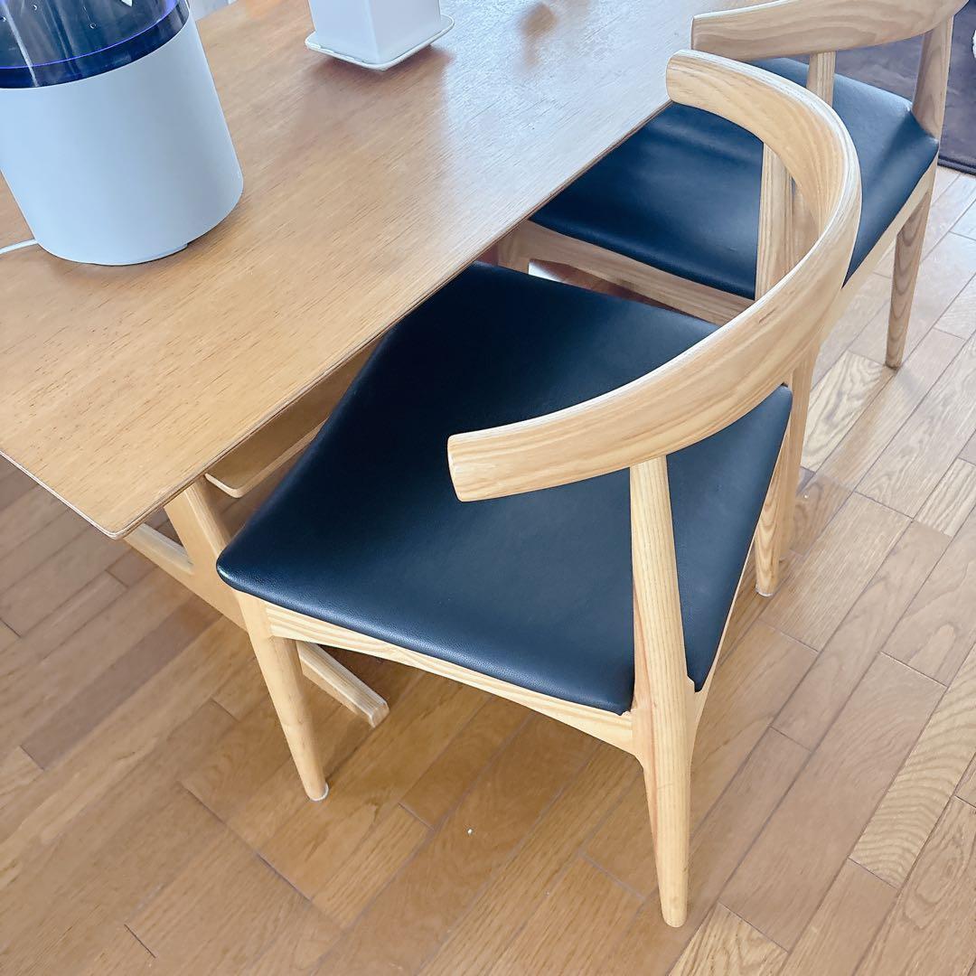 リプロダクト】ハンス・J・ウェグナー エルボ チェア スクエア ナチュラル