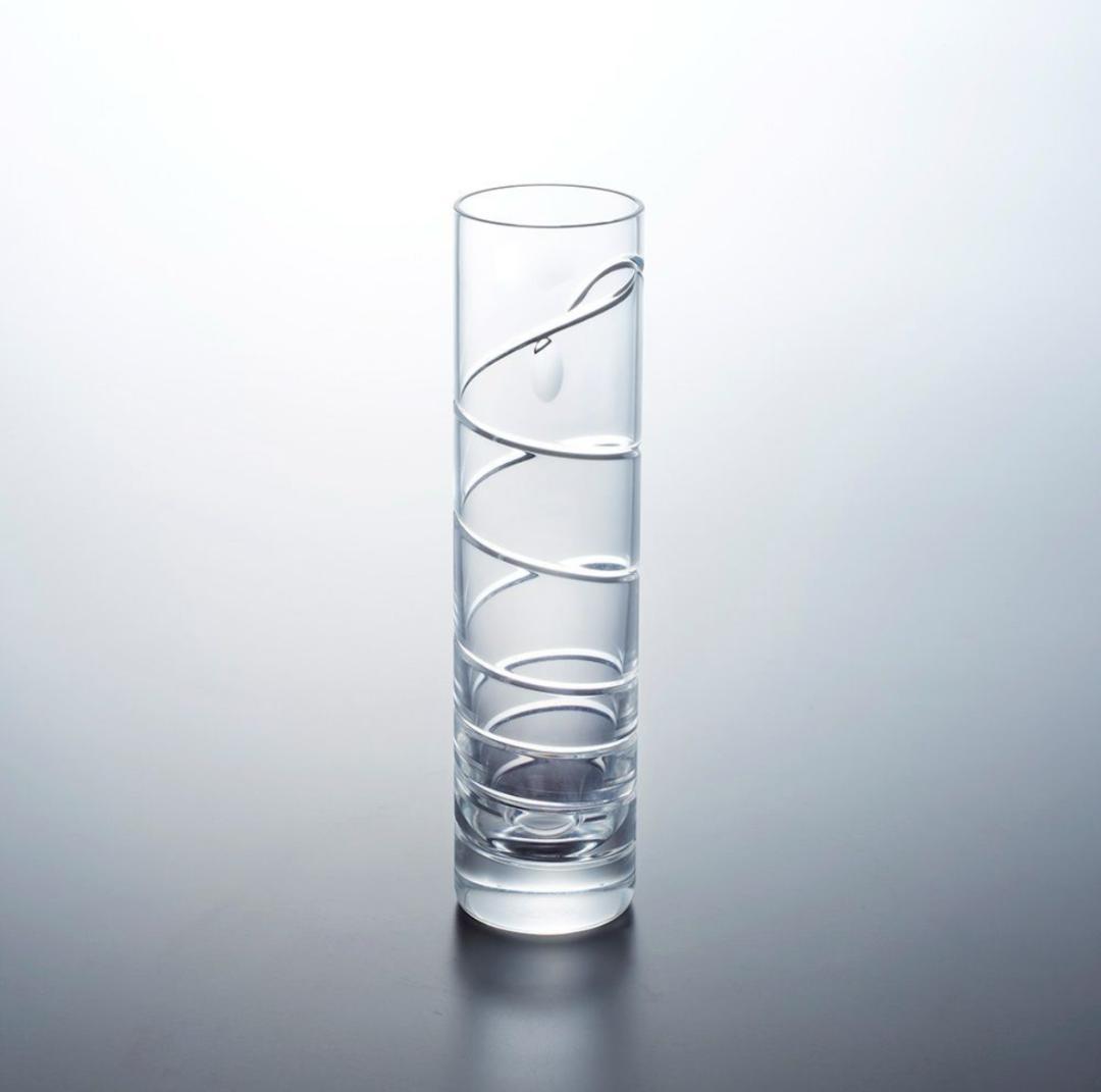 新品・未使用　Baccarat　バカラ　花瓶　スパイラル　正規品