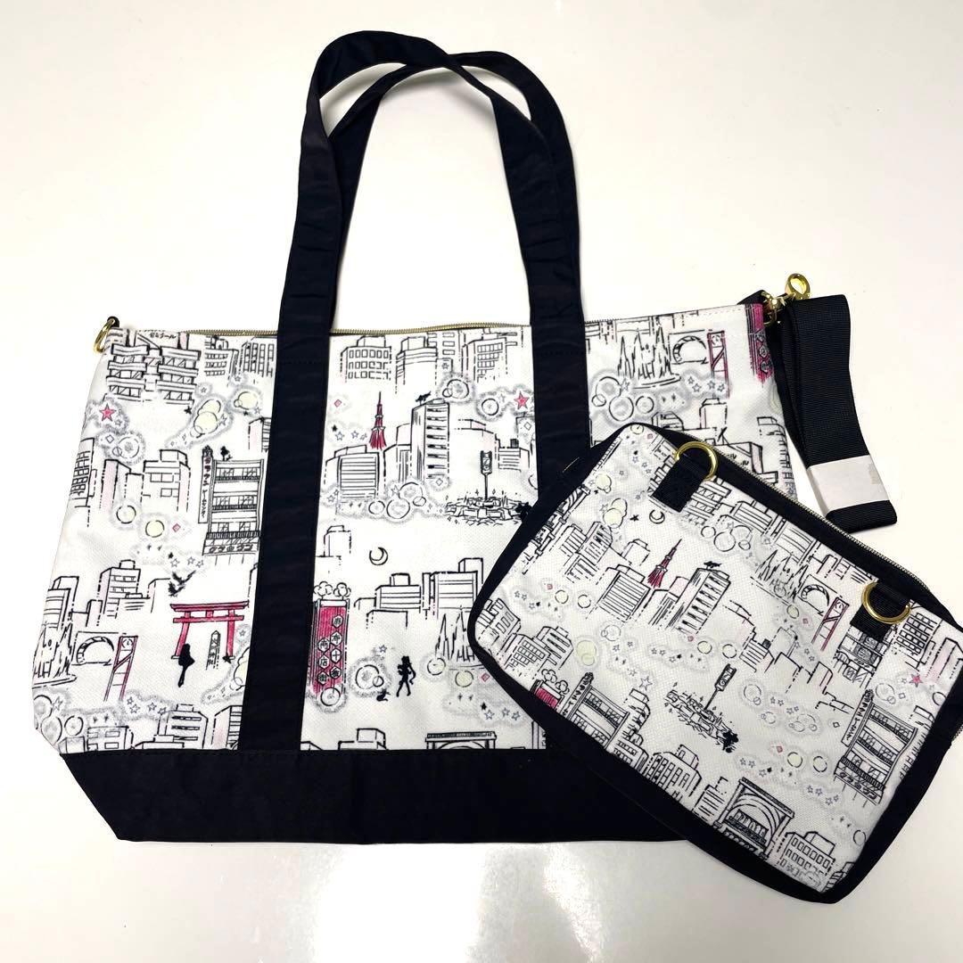 【新品、レア商品】♡セーラームーン　スモールワールズ　トートバッグ　ポーチ付き♡