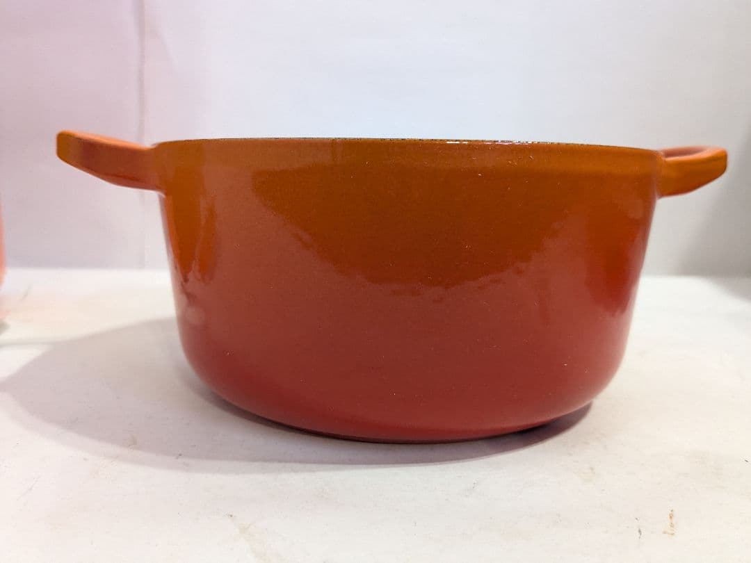 ル・クルーゼ　ココット・ロンド　オレンジ　16cm