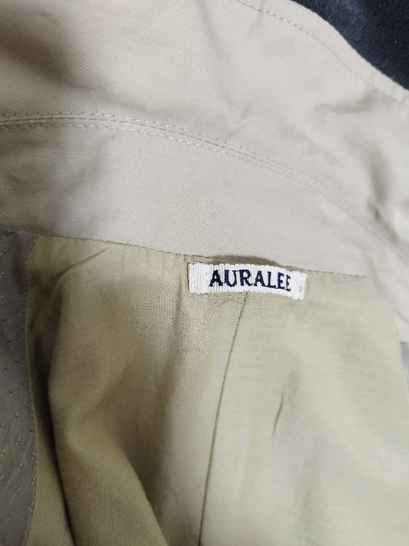 AURALEE ベージュ ステンカラーコート