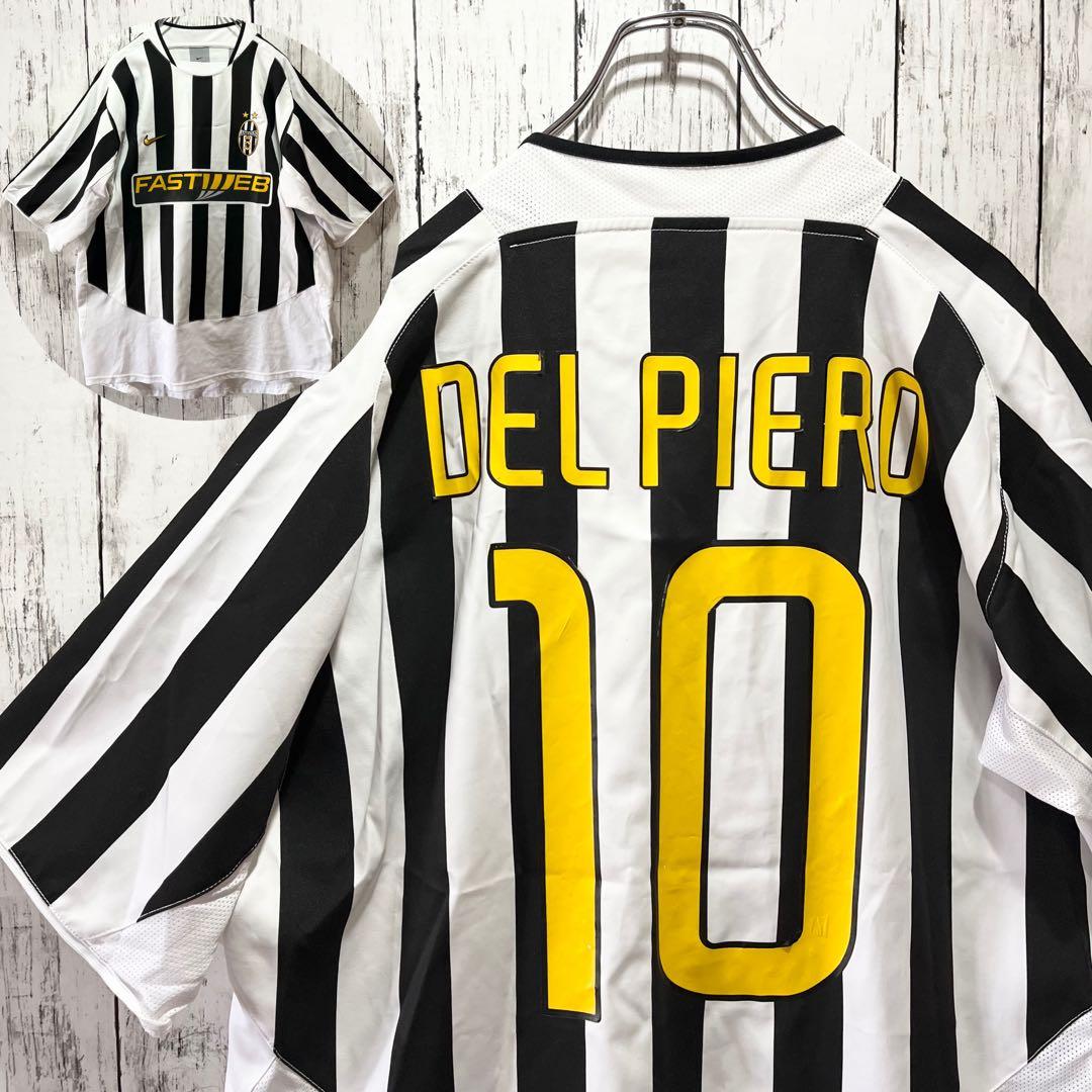 ユベントス　ナイキ　03/04 NO10 デルピエロ　ユニフォーム　半袖　XL