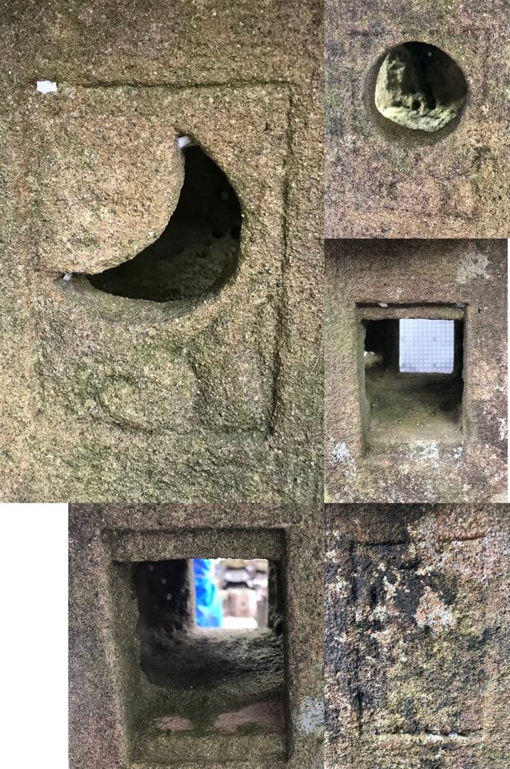 【天然石・春日灯篭・茶庭灯篭・坪庭灯篭】庭石オブジェ箱庭造園ガーデニング苔庭燈籠