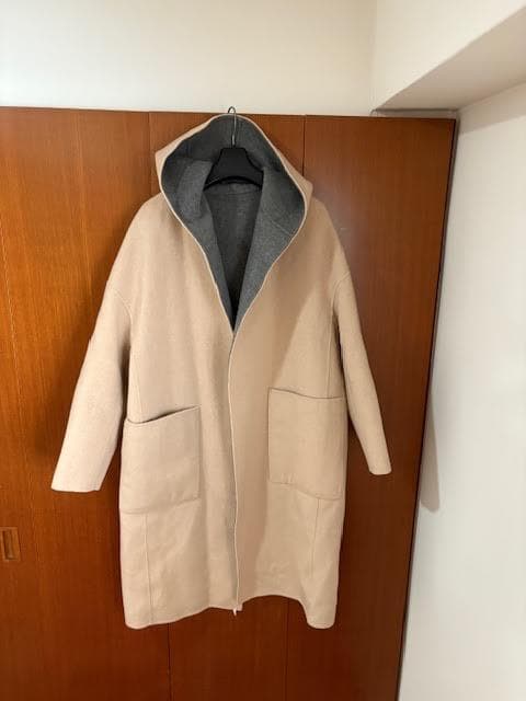 ADORE カシミア混 リバーシブル コート 36