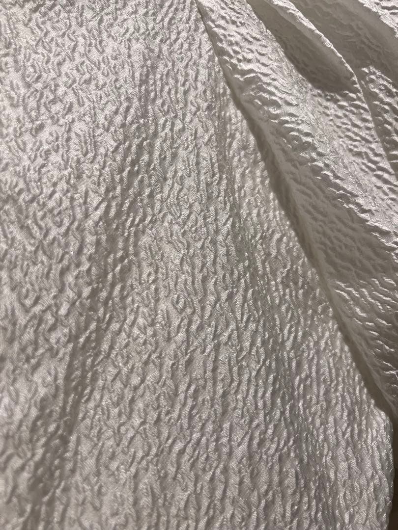 Fit more ジャガードカシュクールペプラムトップス