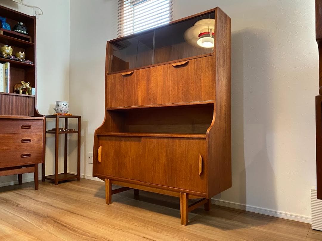 60-70s ヴィンテージ 英国 キャビネット ハイボード サイドボード仕上済