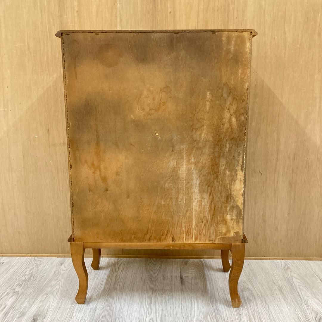 イタリア　象嵌　クラシック　4段チェスト ヨーロピアン 猫足