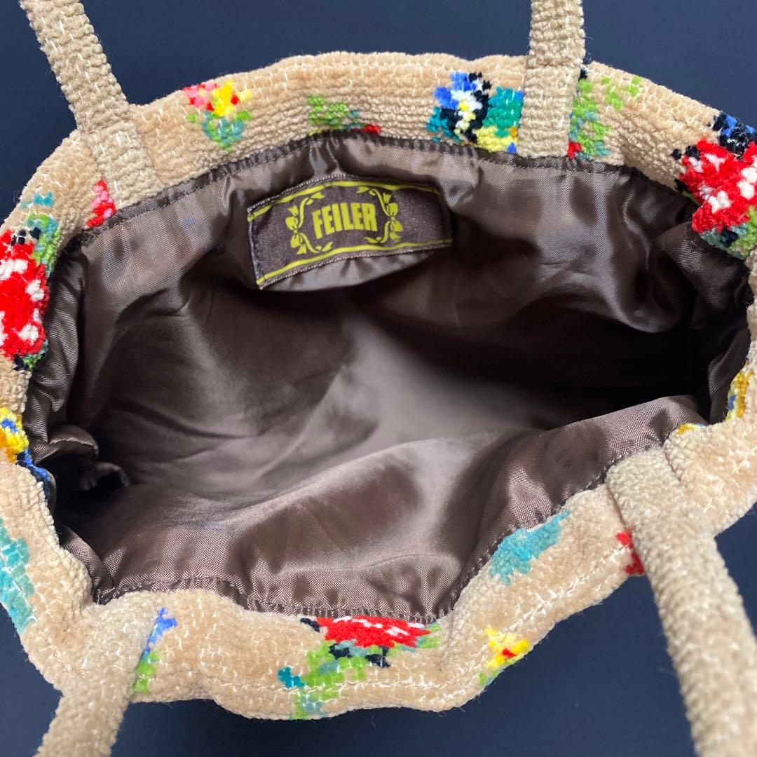 ハイジ サファリベージュ 手付き巾着 FEILER フェイラー バッグ