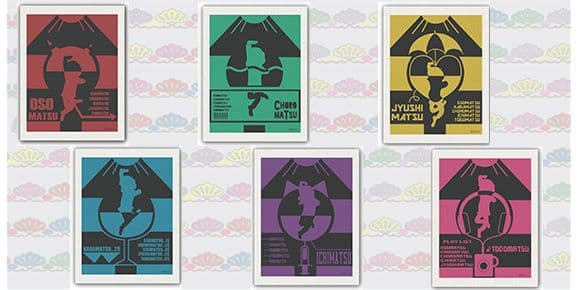 おそ松さん　osomatusan キャンバスアート　全6種セット