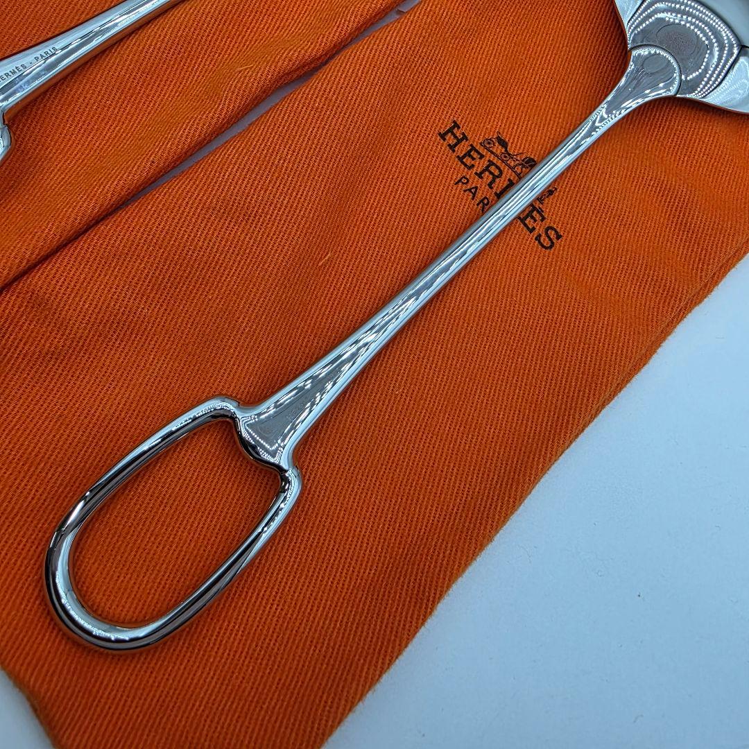 HERMES　アトラージュ　サラダサービングスプーン　フォーク　セット