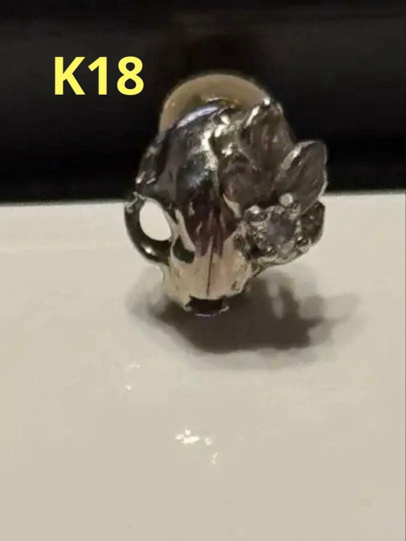 Bloody mary KAI 化け猫ピアス　K18 IG WG