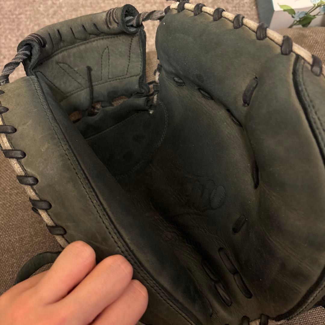 Mizuno 黒 野球グローブ 使用感あり