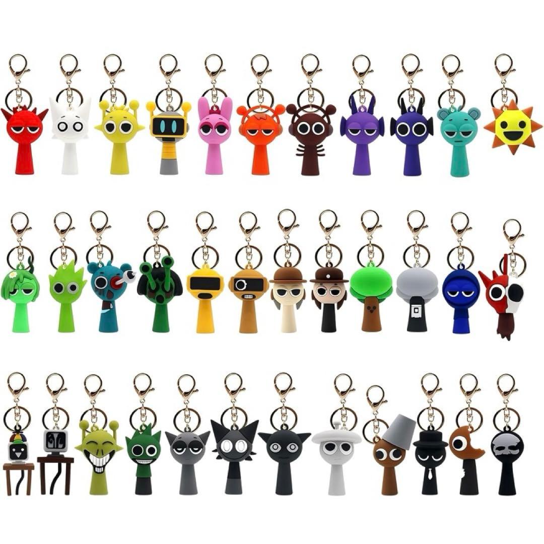 スプランキー　キーホルダー　35個コンプリートセット