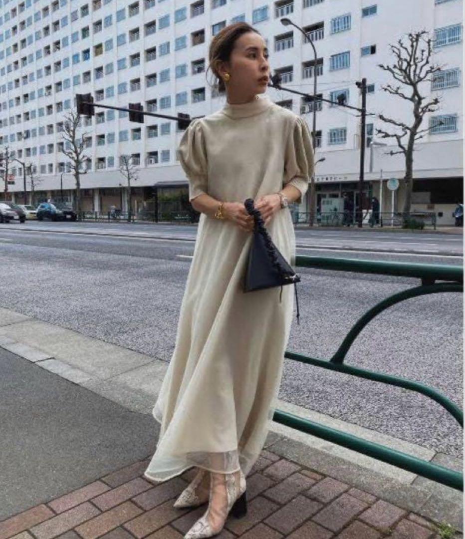 MサイズAmeri FLUFFY MACARON DRESS