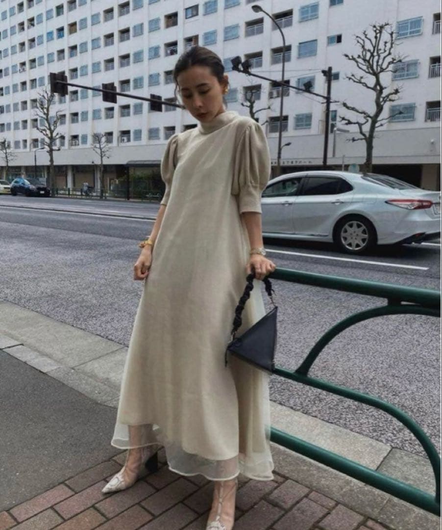 MサイズAmeri FLUFFY MACARON DRESS