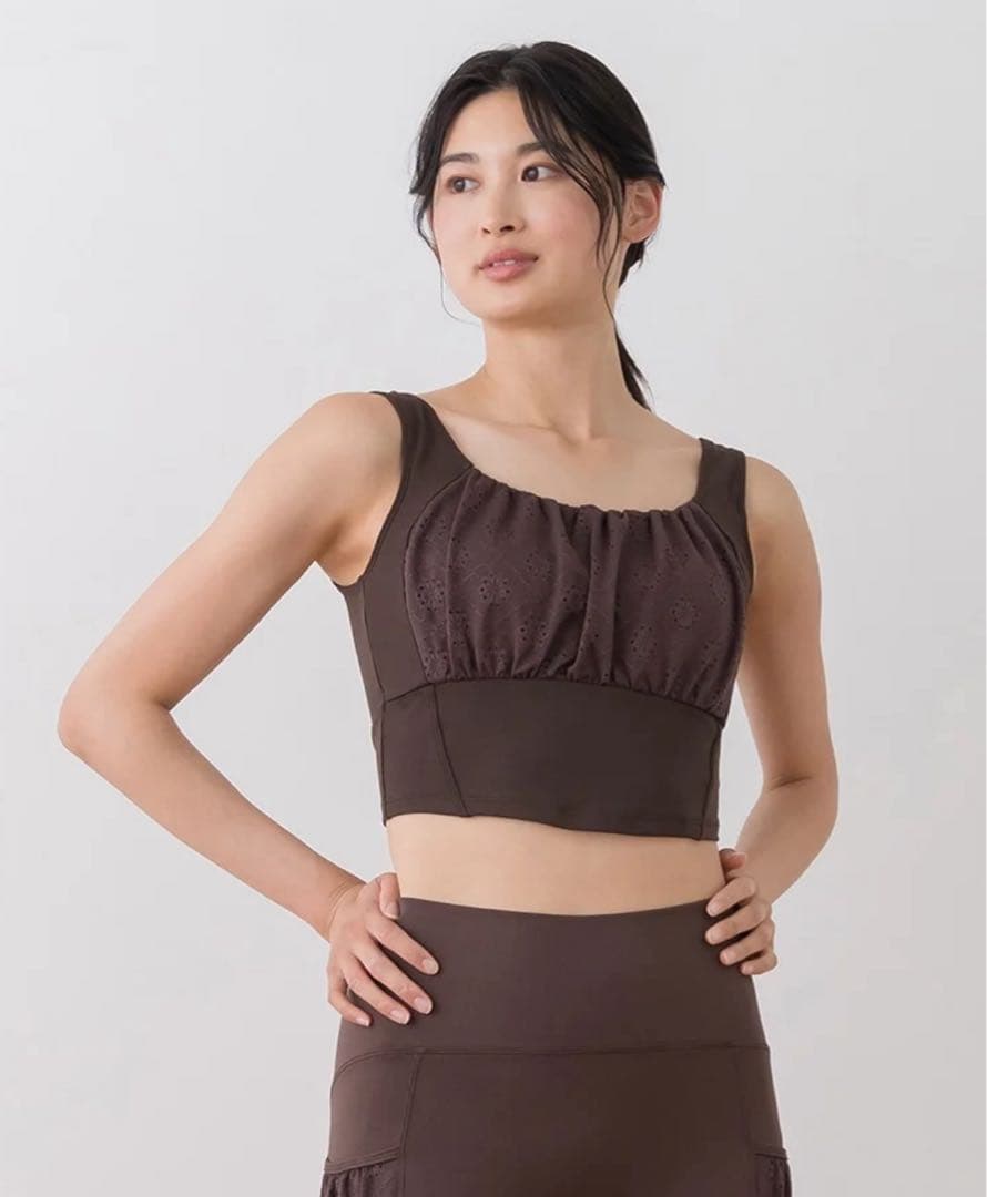 【SUKALA】フラワーレースブラトップ Mサイズ