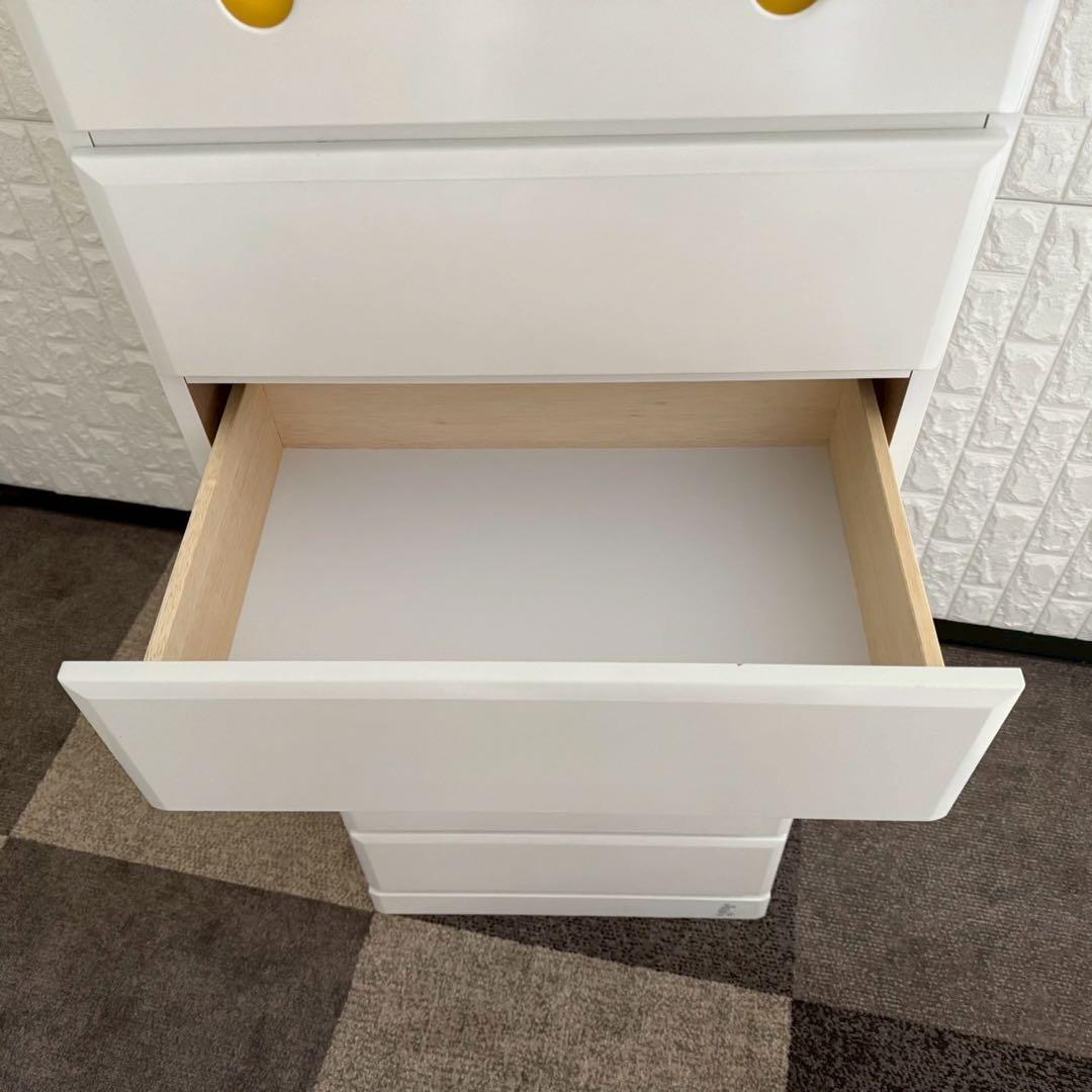 東京23区配送無料✨アルファタカバ　ディズニー　ハイチェストミッキー　ホワイト