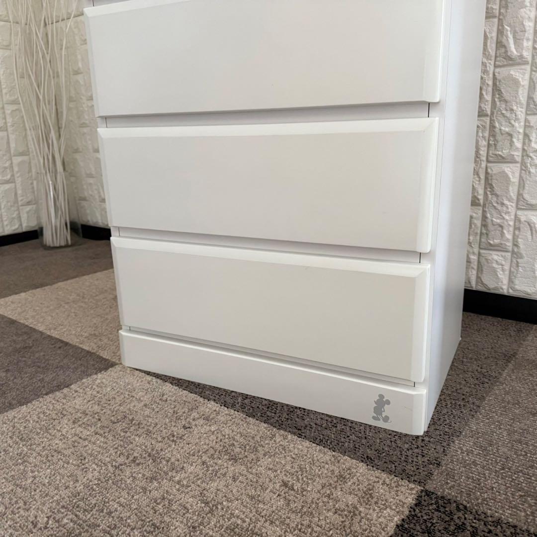 東京23区配送無料✨アルファタカバ　ディズニー　ハイチェストミッキー　ホワイト