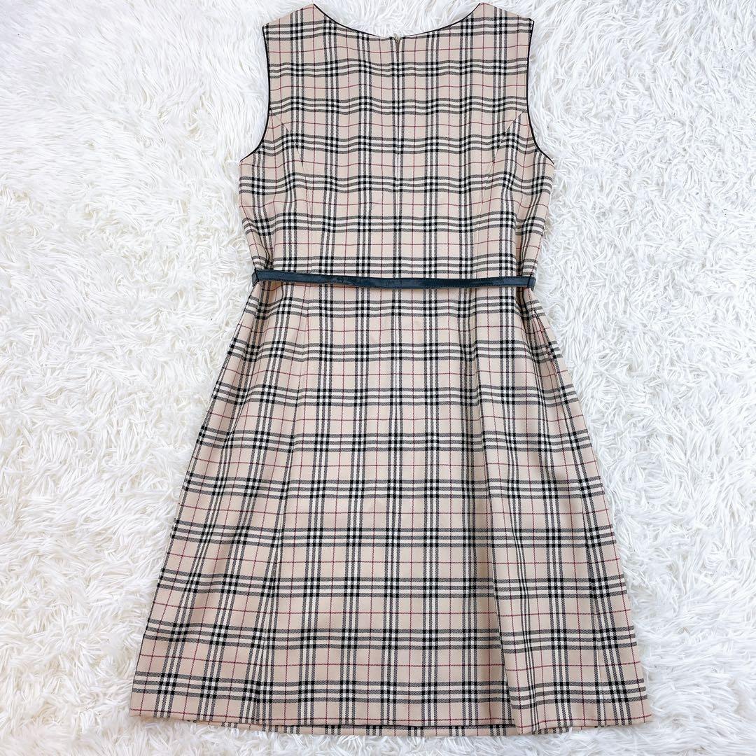 BURBERRY ノースリーブ　ワンピース ノバチェック 160A ベルト