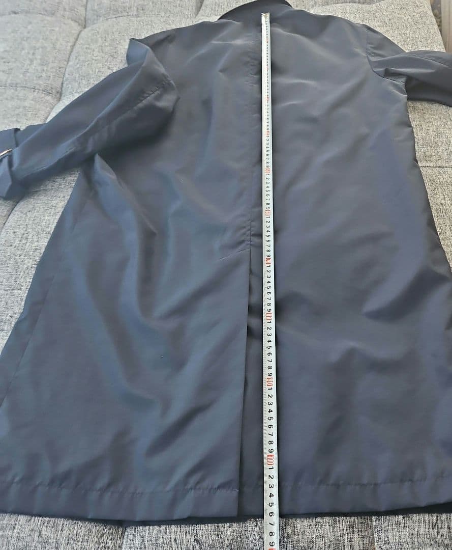 dunhill /Lサイズ ステンカラーコート ネイビー 紺