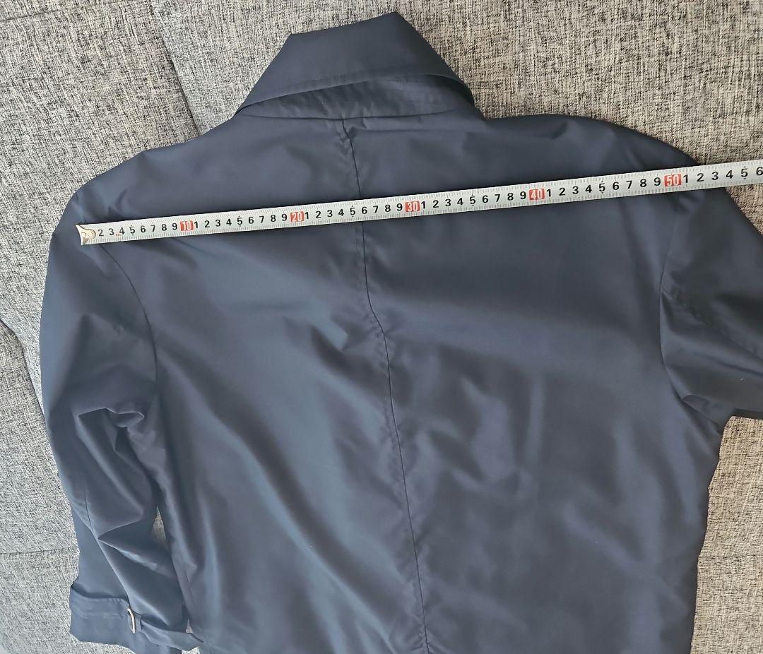 dunhill /Lサイズ ステンカラーコート ネイビー 紺