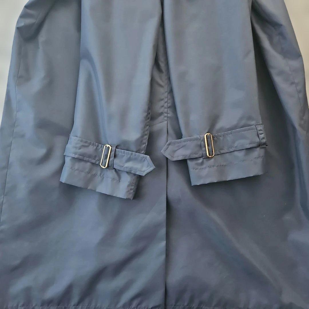 dunhill /Lサイズ ステンカラーコート ネイビー 紺