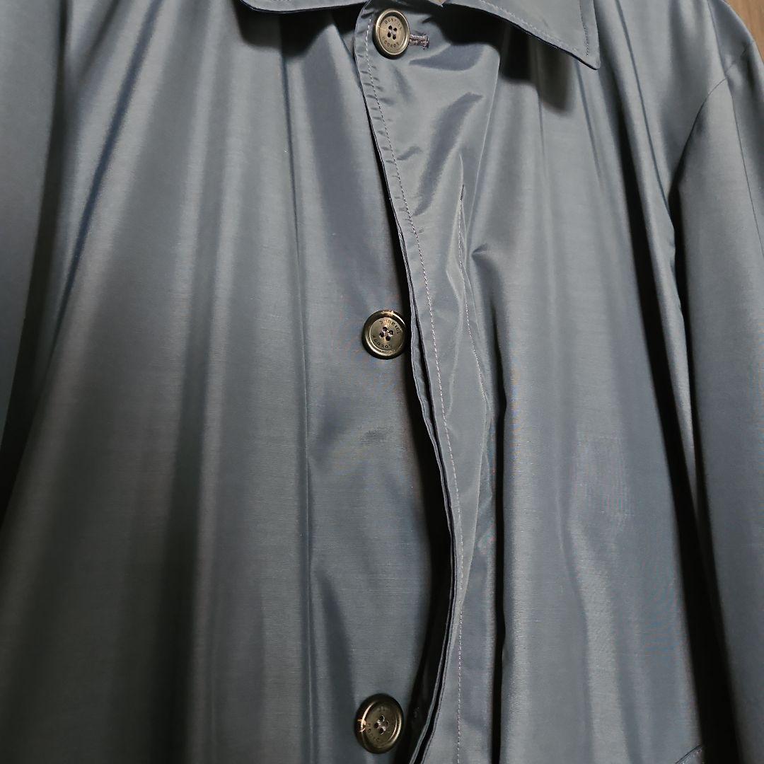 dunhill /Lサイズ ステンカラーコート ネイビー 紺