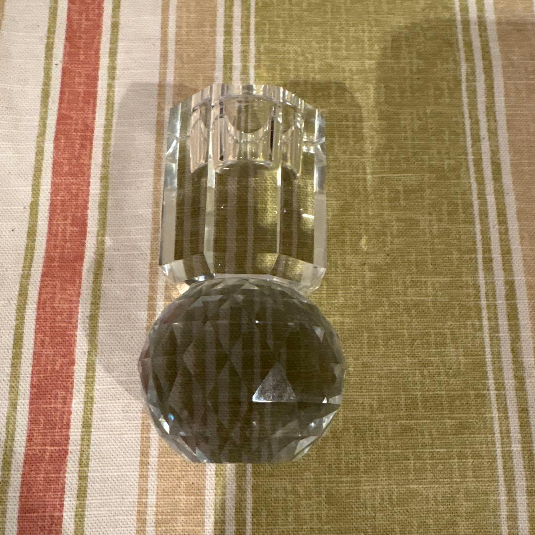 BoConcept クリアガラスのキャンドルホルダー　②